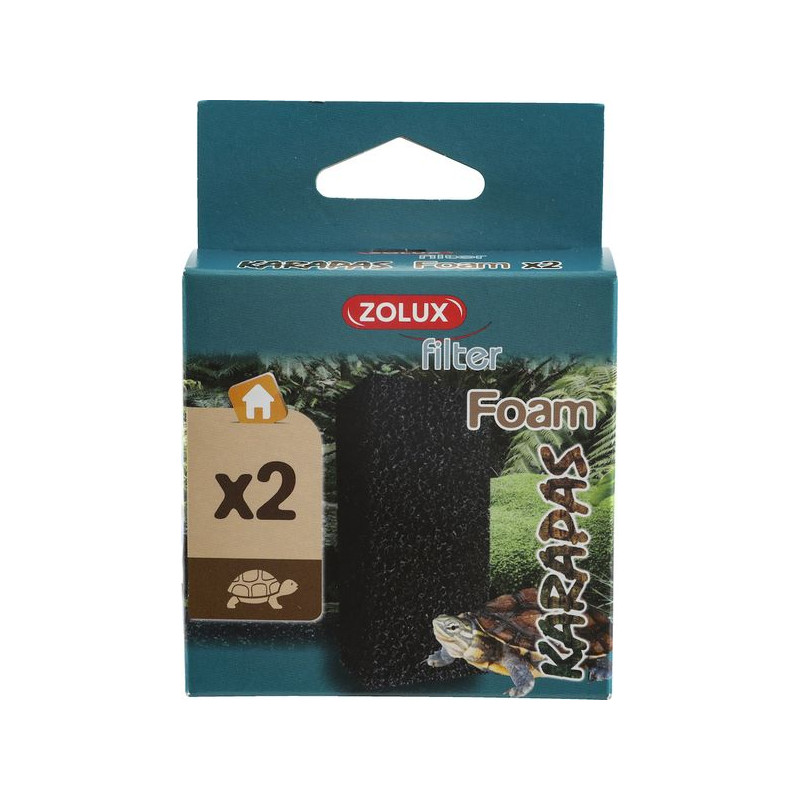 FILTER FOAM KARAPAS X2 de Zolux - Produit pour animaux dans Accessoires pour reptiles