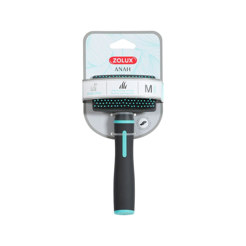 ANAH SLICKER DOUX M de Zolux - Produit pour animaux dans Brosses pour chiens