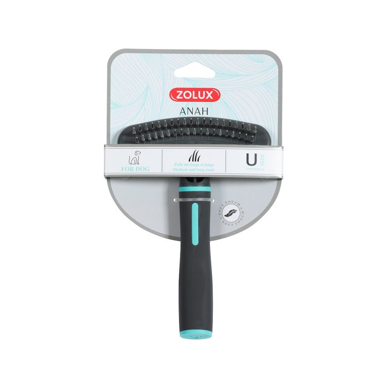ANAH ETRILLE DOUBLE RANG de Zolux - Produit pour animaux dans Brosses pour chiens