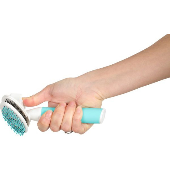 ANAH SLICKER DOUX RETRAC Pour chiot de Zolux - Produit pour animaux dans Brosses pour chiens