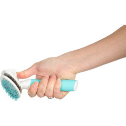 ANAH SLICKER DOUX RETRAC Pour chiot de Zolux - Produit pour animaux dans Brosses pour chiens