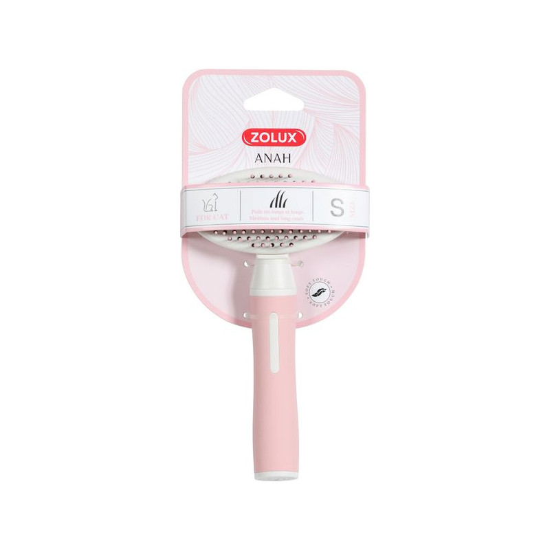 ANAH SLICKER DOUX RETRAC S Pour chat de Zolux - Produit pour animaux dans Brosses pour chats