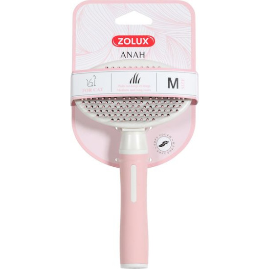 ANAH SLICKER DOUX RETRAC M Pour chat de Zolux - Produit pour animaux dans Brosses pour chats