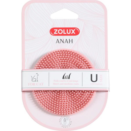 ANAH BROSSE CAOUTCHOUC Pour chat de Zolux - Produit pour animaux dans Brosses pour chats