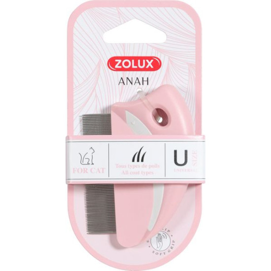 ANAH PEIGNE A PUCES ROND Pour chat de Zolux - Produit pour animaux dans Brosses pour chats