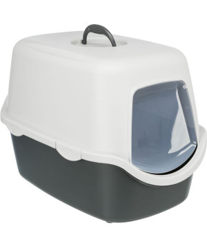 Bac à litière vico + couvercle 40x40x56 cm gris de Trixie - Produit pour animaux dans Maison de toilette pour chats