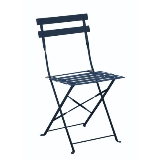 CHAISE CUBA PLIANT - BLEU de Proloisirs - Océo - table et fauteuil et mobilier de jardin dans 🪑 Chaise pour l'exterieur