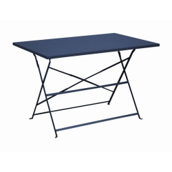Gueridon Cuba 110x70 - Table Bleu Élégante pour Intérieur et Extérieur de Proloisirs - Océo - table et fauteuil et mobilier d...
