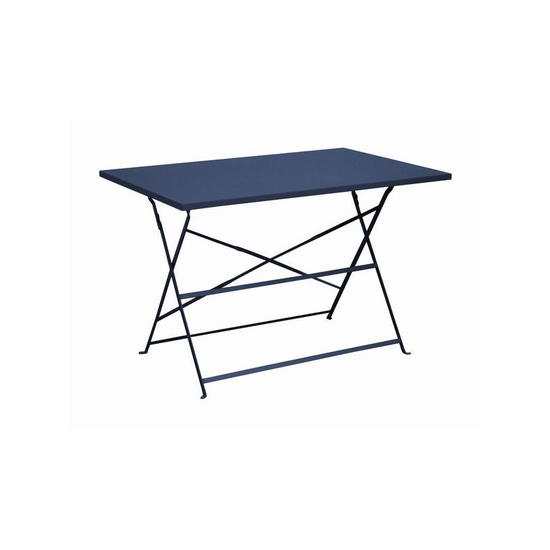 Gueridon Cuba 110x70 - Table Bleu Élégante pour Intérieur et Extérieur de Proloisirs - Océo - table et fauteuil et mobilier d...