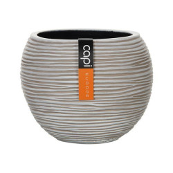 Vase boule IV 21.5x18 ivoire de Capi Europe - Cache et pot décoratifs design dans Cache-pot et pot déco