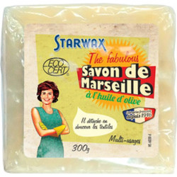 Savon De Marseille Huile D'Olive 300G Starwax de Starwax et Briochin - multi-spécialiste de solutions d’entretien dans Entret...