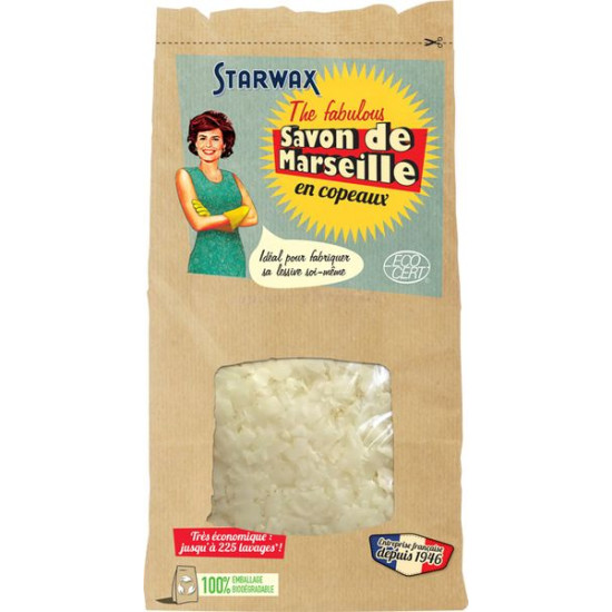 Savon De Marseille En Copeaux 750G Starwax de Starwax et Briochin - multi-spécialiste de solutions d’entretien dans Entretien...