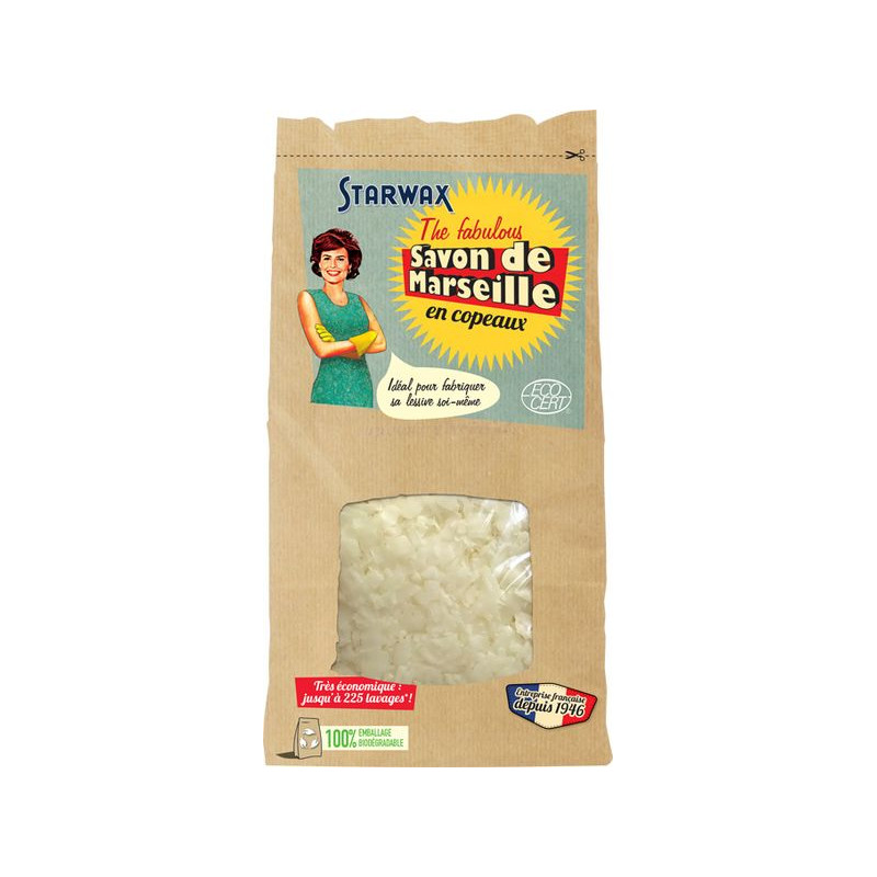 Savon De Marseille En Copeaux 750G Starwax de Starwax et Briochin - multi-spécialiste de solutions d’entretien dans Entretien...