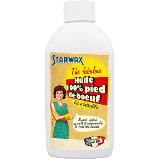 Huile 100% Pied De Boeuf 250Ml Starwax de Starwax et Briochin - multi-spécialiste de solutions d’entretien dans Entretien de ...