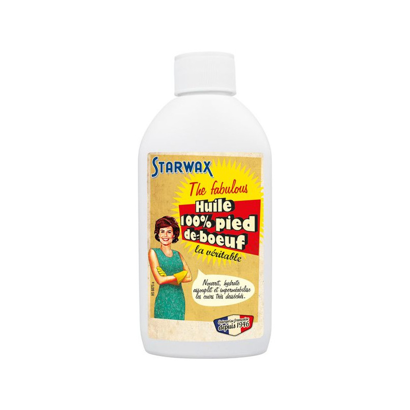 Huile 100% Pied De Boeuf 250Ml Starwax de Starwax et Briochin - multi-spécialiste de solutions d’entretien dans Entretien de ...