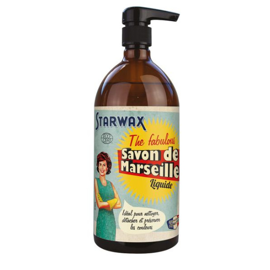 Savon De Marseille Liquide 950Ml Starwax de Starwax et Briochin - multi-spécialiste de solutions d’entretien dans Entretien d...