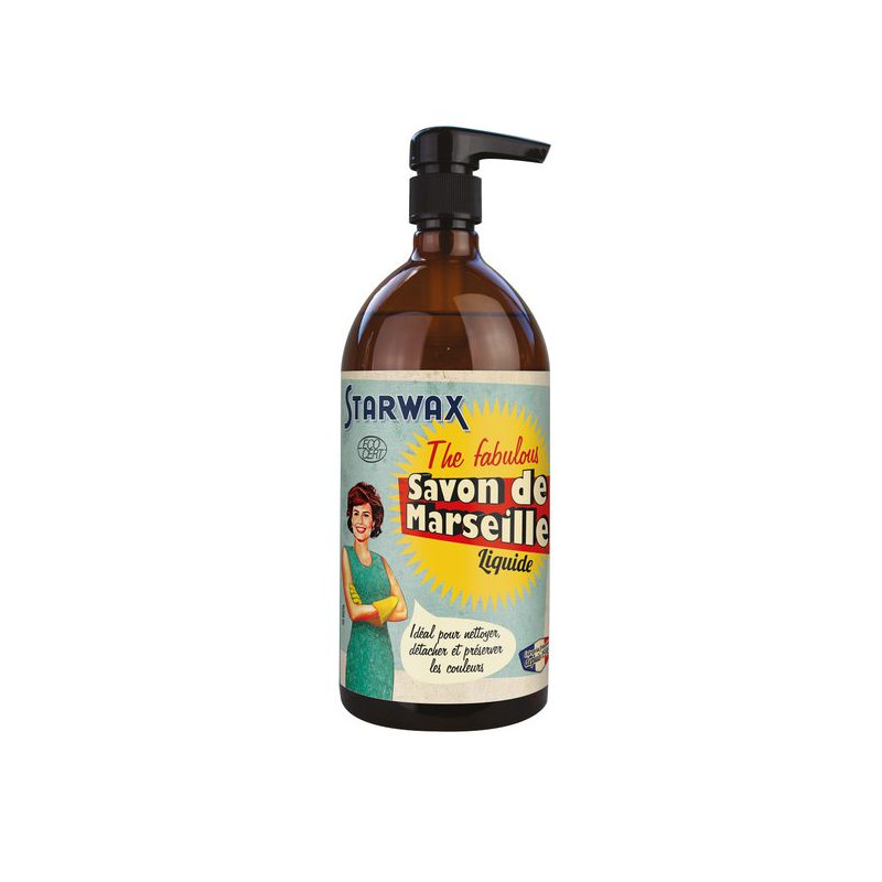Savon De Marseille Liquide 950Ml Starwax de Starwax et Briochin - multi-spécialiste de solutions d’entretien dans Entretien d...