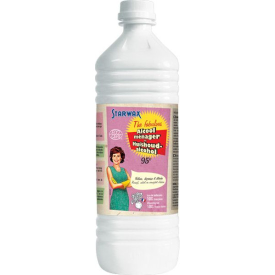 Alcool Ménager 95° 1L Starwax de Starwax et Briochin - multi-spécialiste de solutions d’entretien dans Entretien de la maison