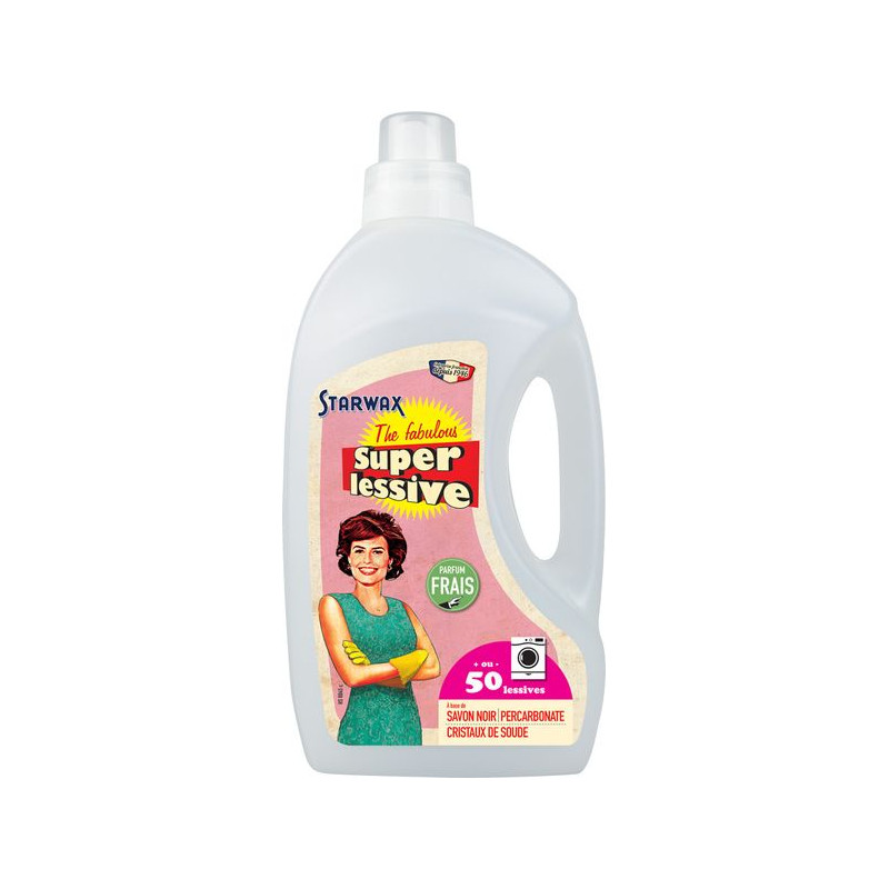 Lessive Textile 1,5L Starwax de Starwax et Briochin - multi-spécialiste de solutions d’entretien dans Entretien de la maison