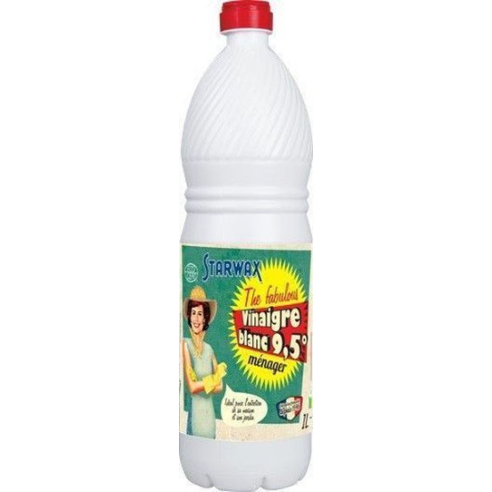 Vinaigre Blanc 9.5° Sans Parfum 1L Starwax de Starwax et Briochin - multi-spécialiste de solutions d’entretien dans Entretien...