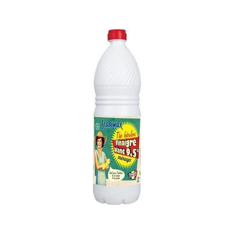 Vinaigre Blanc 9.5° Sans Parfum 1L Starwax de Starwax et Briochin - multi-spécialiste de solutions d’entretien dans Entretien...