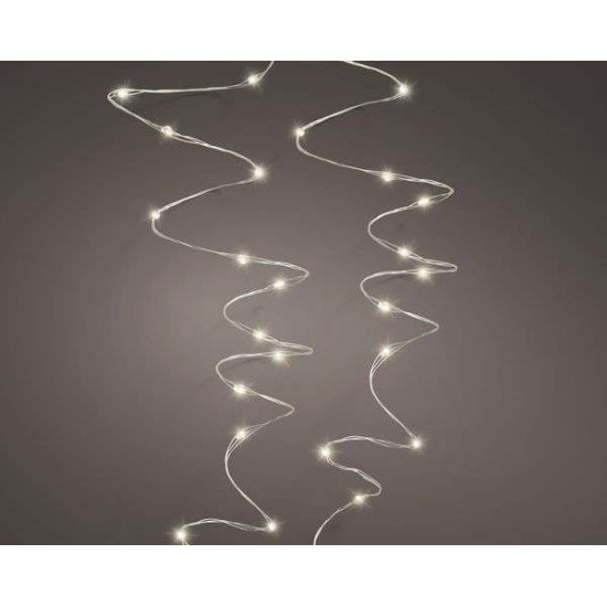 /Guirlande argent/blanc chaud 5.95m-120l de Kaemingk - deco de la maison dans 💡Guirlande et déco électrique