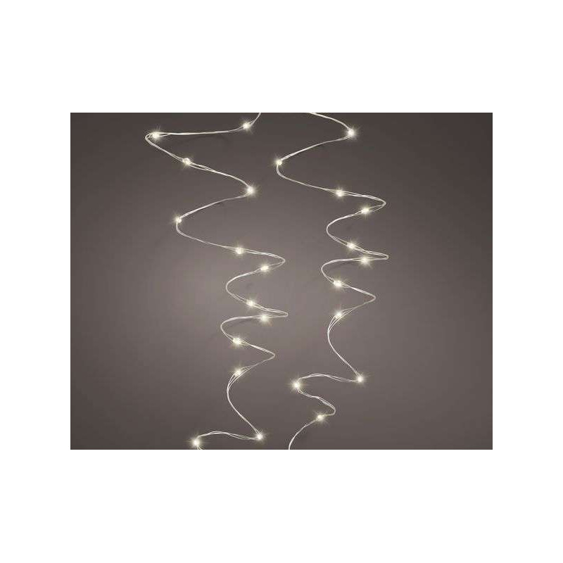 /Guirlande argent/blanc chaud 5.95m-120l de Kaemingk - deco de la maison dans 💡Guirlande et déco électrique
