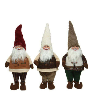/GNOME 3COL.ASS.H60 de Kaemingk - deco de la maison dans 🎄Déco de sapin