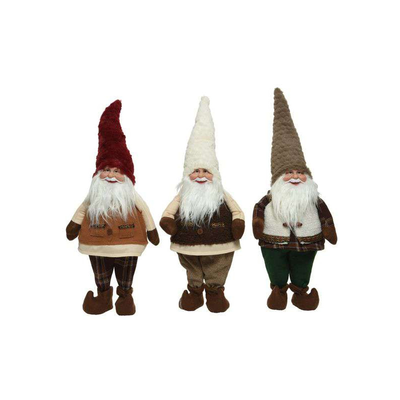 /GNOME 3COL.ASS.H60 de Kaemingk - deco de la maison dans 🎄Déco de sapin
