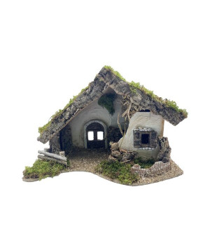 CRECHE VIDE 50X27X32CM STYLE NORDIQUE de Déco de Noël - Jardinerie Bordeaux et Libourne dans 👼Crèche