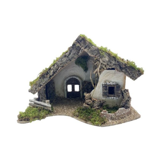 CRECHE VIDE 50X27X32CM STYLE NORDIQUE de Déco de Noël - Jardinerie Bordeaux et Libourne dans 👼Crèche