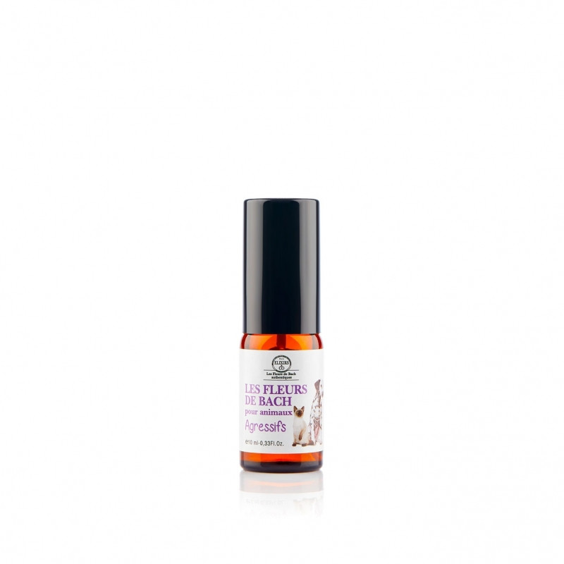 ELIXIR SPRAY 10 ML ANIMAUX AGRESSIFS de Elixirs & co - fleurs de Bach dans Accessoires pour chats