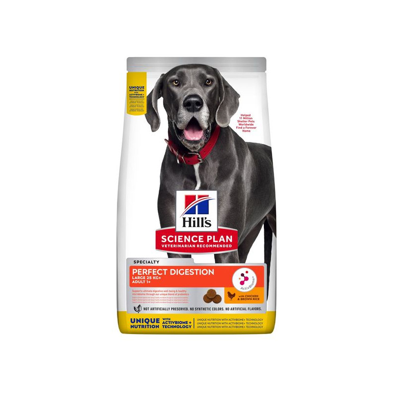 Chien Perfect Digestion Large Breed 12kg de Hill's - croquette pour chien et chat dans Hill's pour chiens