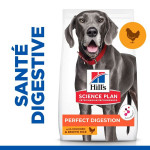 Chien Perfect Digestion Large Breed 12kg de Hill's - croquette pour chien et chat dans Hill's pour chiens