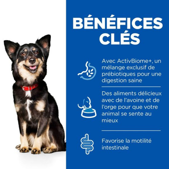 Chien Perfect Digestion Small&Miniature 3kg de Hill's - croquette pour chien et chat dans Hill's pour chiens