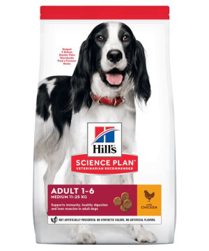 Chien Adult Medium Poulet 12kg de Hill's - croquette pour chien et chat dans Hill's pour chiens