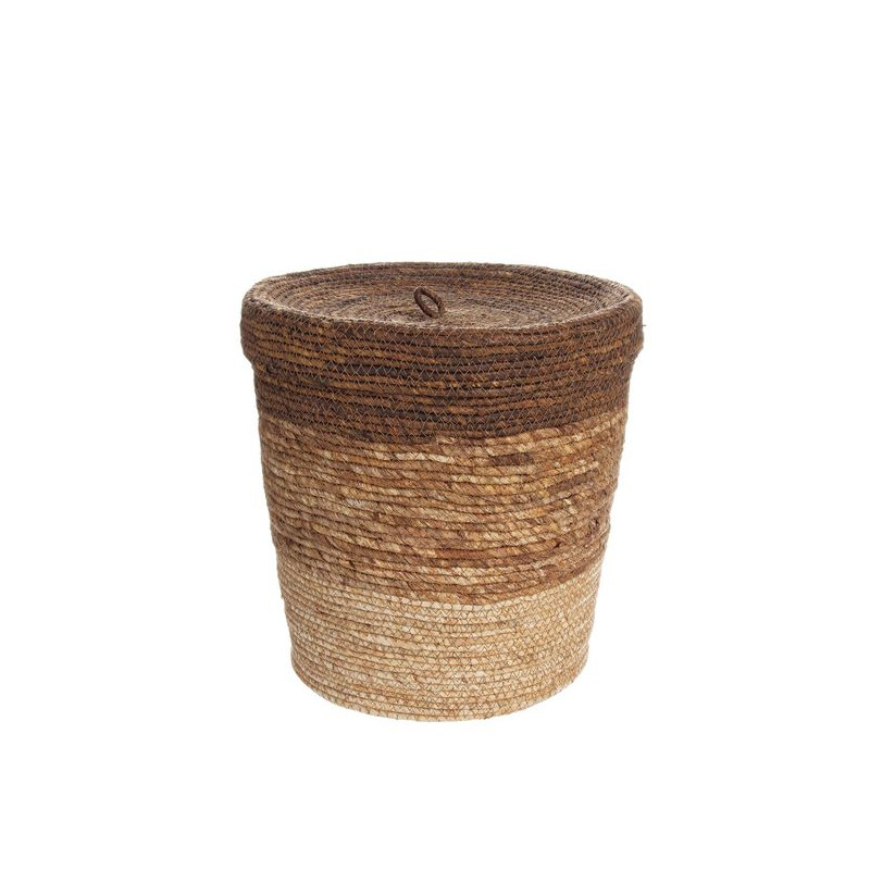 /PANIER 2A ACOUVERCLE FADE RD MAR-JAUNE de BIZZOTTO - Déco de la maison et du jardin dans Corbeilles - Panières- Paniers