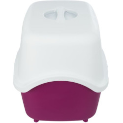 Bac à litière vico + couvercle 40x40x56 cm rose de Trixie - Produit pour animaux dans Maison de toilette pour chats