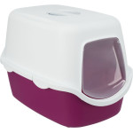 Bac à litière vico + couvercle 40x40x56 cm rose de Trixie - Produit pour animaux dans Maison de toilette pour chats