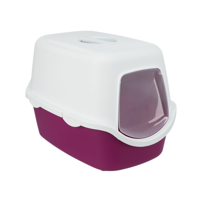 Bac à litière vico + couvercle 40x40x56 cm rose de Trixie - Produit pour animaux dans Maison de toilette pour chats