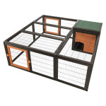 Enclos avec couverture en bois 150x53x150cm de Trixie - Produit pour animaux dans Cages pour rongeurs