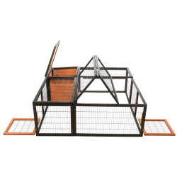 Enclos avec couverture en bois 150x53x150cm de Trixie - Produit pour animaux dans Cages pour rongeurs