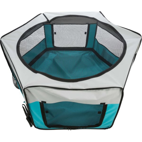Enclos Lapins Nains 150X65Cm. Turquoise/Gris de Trixie - Produit pour animaux dans Cages pour rongeurs