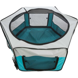 Enclos Lapins Nains 150X65Cm. Turquoise/Gris de Trixie - Produit pour animaux dans Cages pour rongeurs