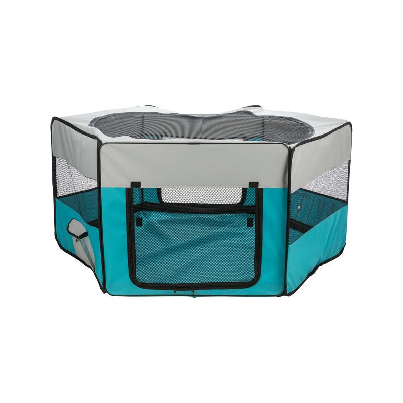 Enclos Lapins Nains 150X65Cm. Turquoise/Gris de Trixie - Produit pour animaux dans Cages pour rongeurs
