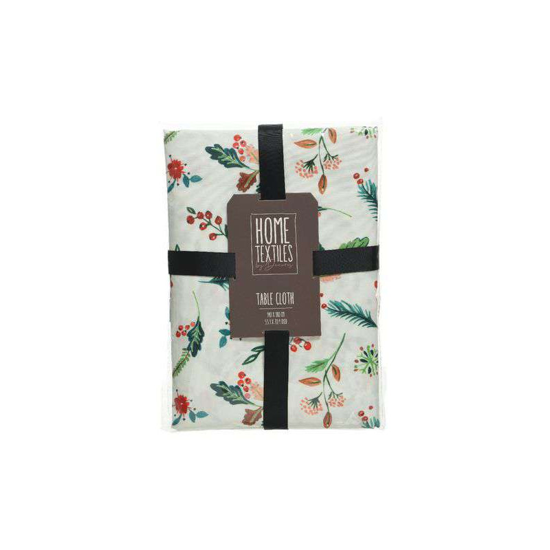 /NAPPE IMPRIME FEUILLES 140X180 de Kaemingk - deco de la maison dans 🍽️Décoration de table de Noël