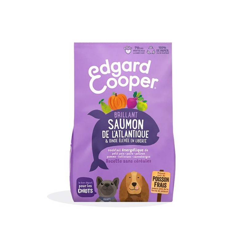 Croquette Chien Saumon Dinde 700G Edgard Coope de Edgard Cooper - croquette pour chiens dans Croquette Edgard Cooper