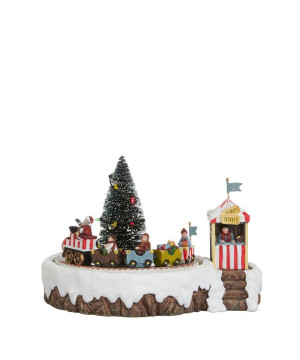 TRAIN DE FOIRE de Edelman - deco maison et noël dans 👼Crèche