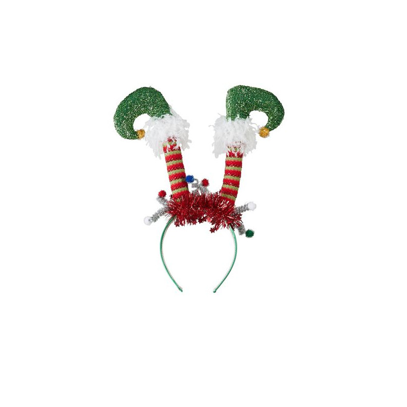 DIADEME ELFE ROUGE H36 de Edelman - deco maison et noël dans 🎄Décoration de Noël