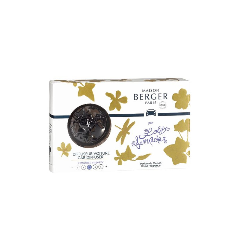 DIFFUSEUR VOITURE LOLITA GUN METAL de Lampe Berger Paris - parfums et diffuseurs dans Produits parfumés, huile essentielle et...